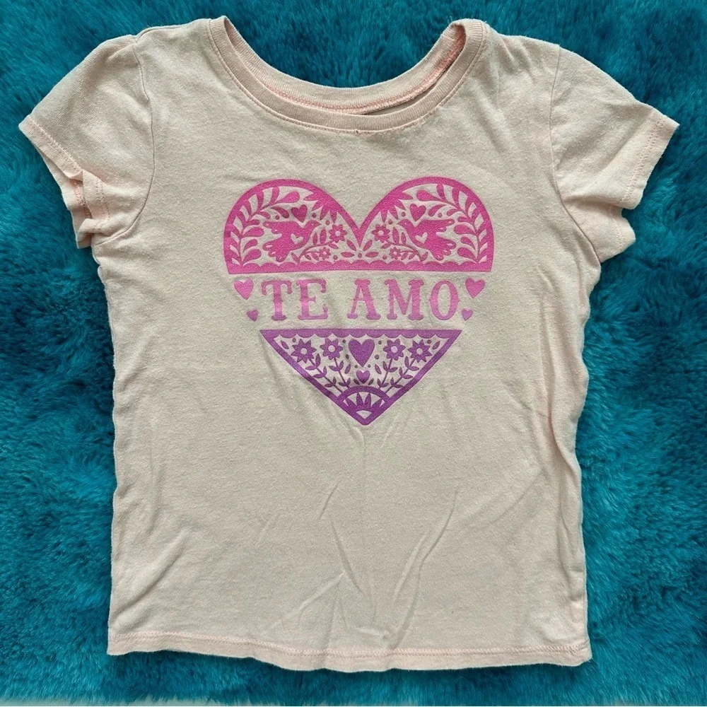 The Children’s Place Toddler Girl Short Sleeve Graphic Tee Size 5T